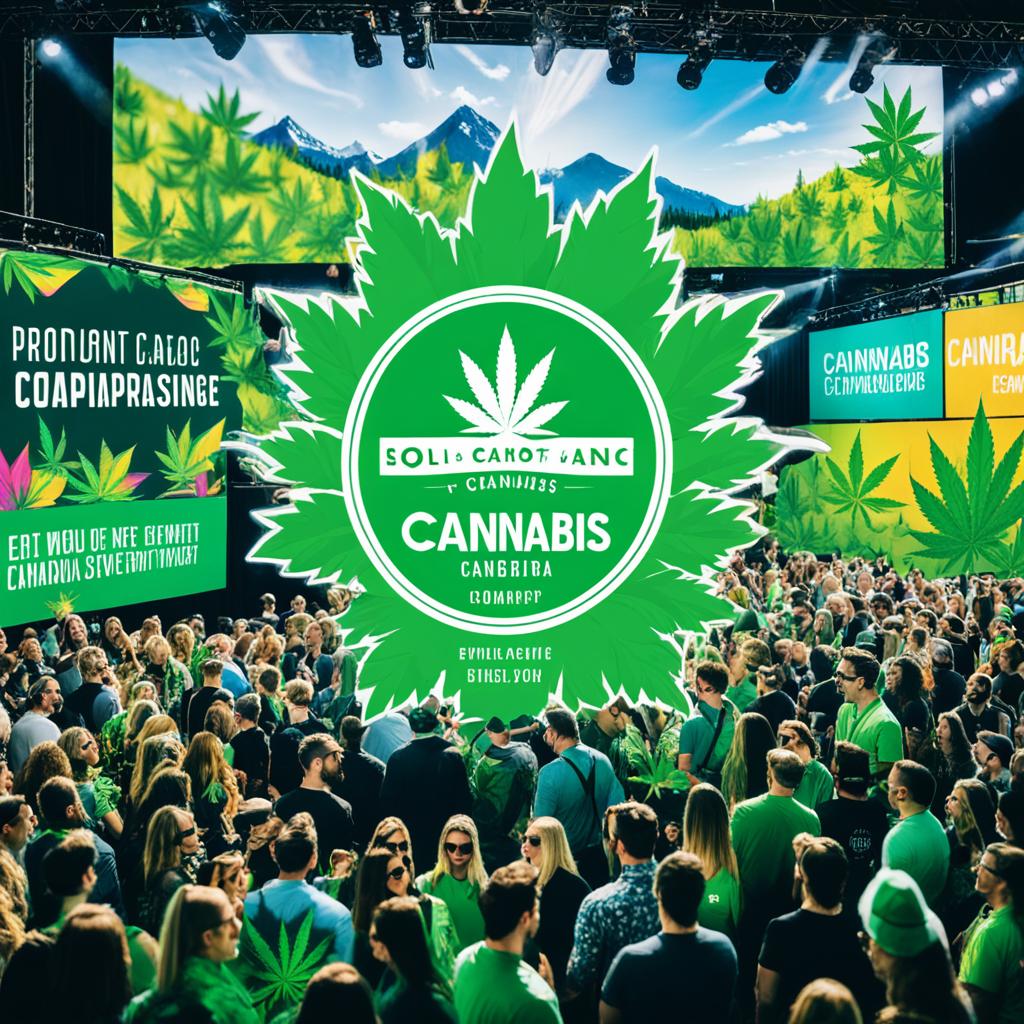 how to market at a cannabis event